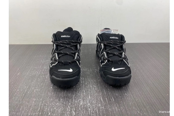 Low More AMBUSH Uptempo Black Nike FB1299-001 Air  0813